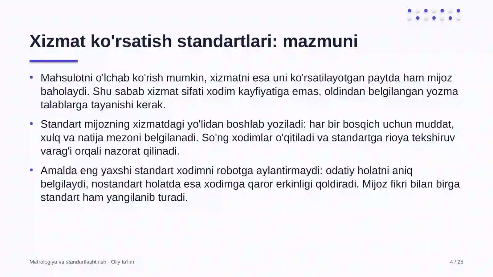 zargarlik sanoatida xizmat ko'rsatish standartlarini ishlab chiqish 2306 4
