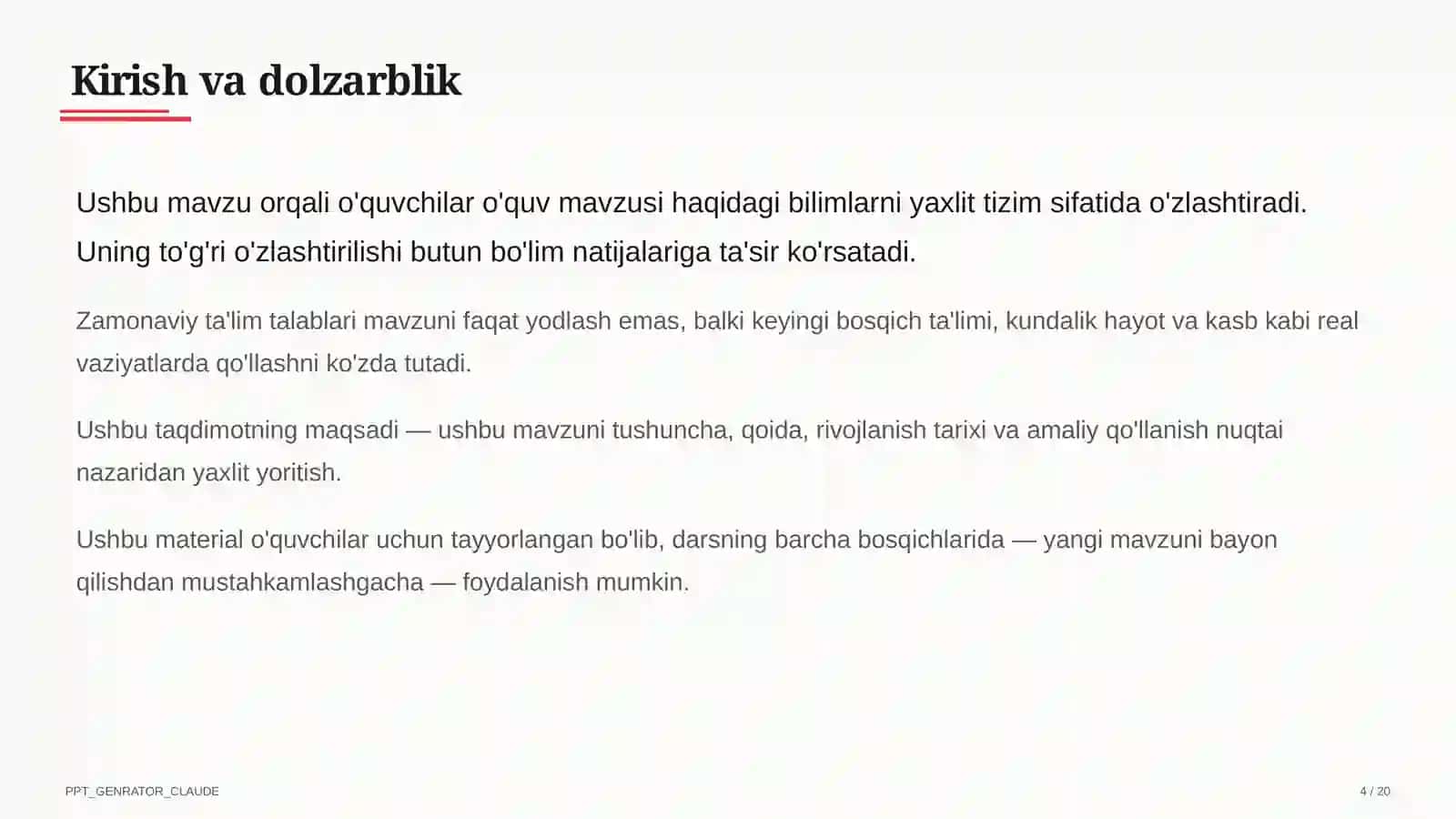 Inklyuziv ta'lim: alohida ehtiyojli o'quvchilar bilan ishlash usullari 4