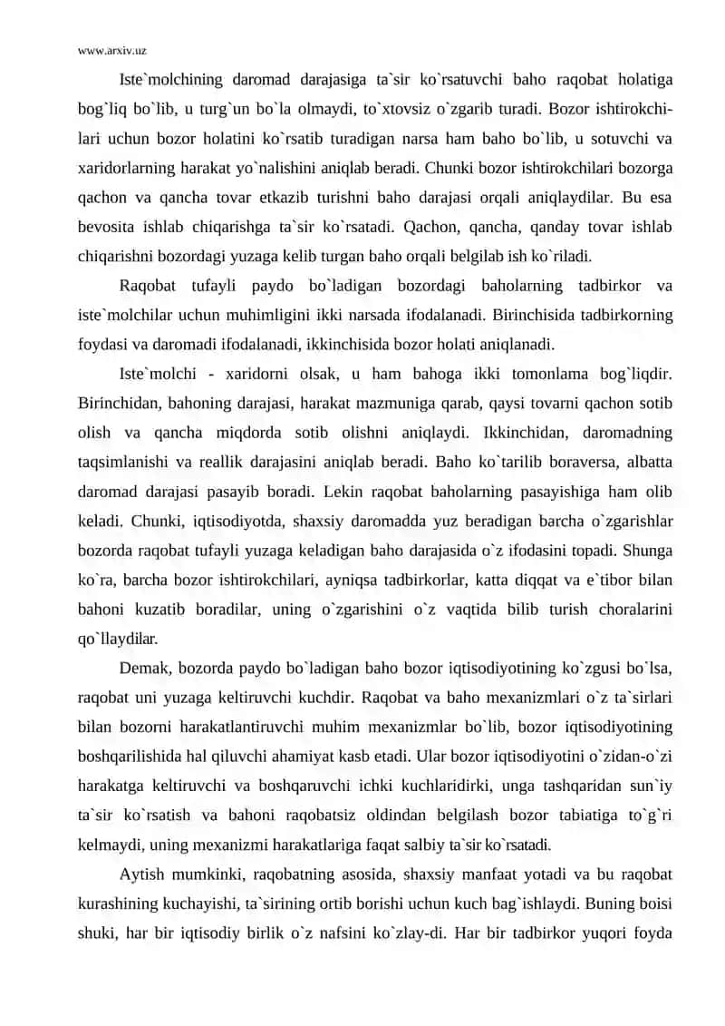 Iqtisodiy raqobat mazmuni 4