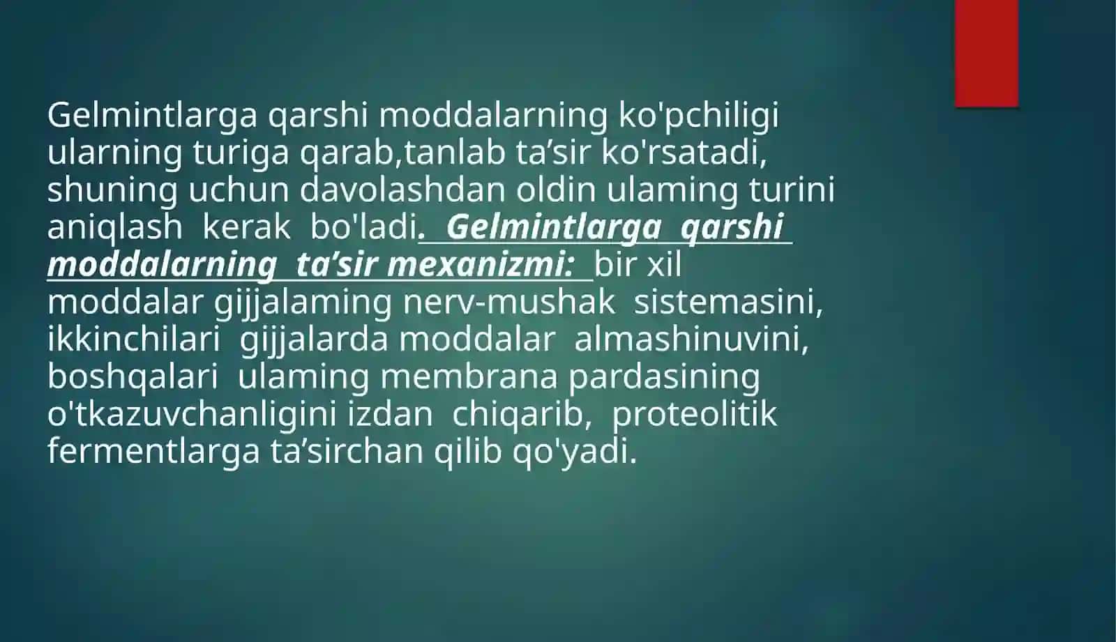 Gelmintozlar va ularning qarshivosi 4