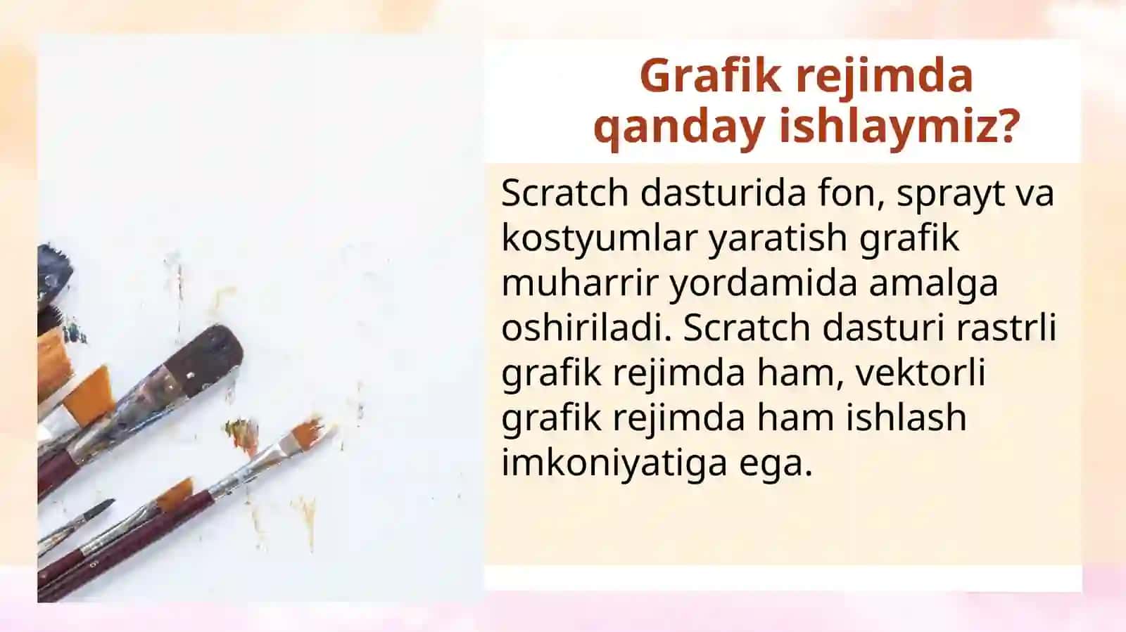 Grafik muharriri yordamida yangi spraytlar hosil qilish Scratch 4