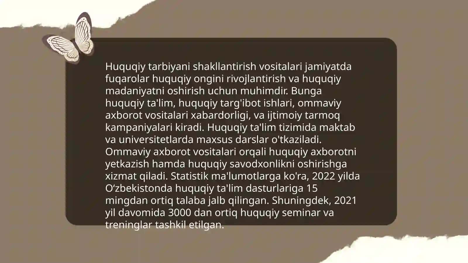 Huquqiy tarbiyaning asosiy maqsad va vazifalari 4