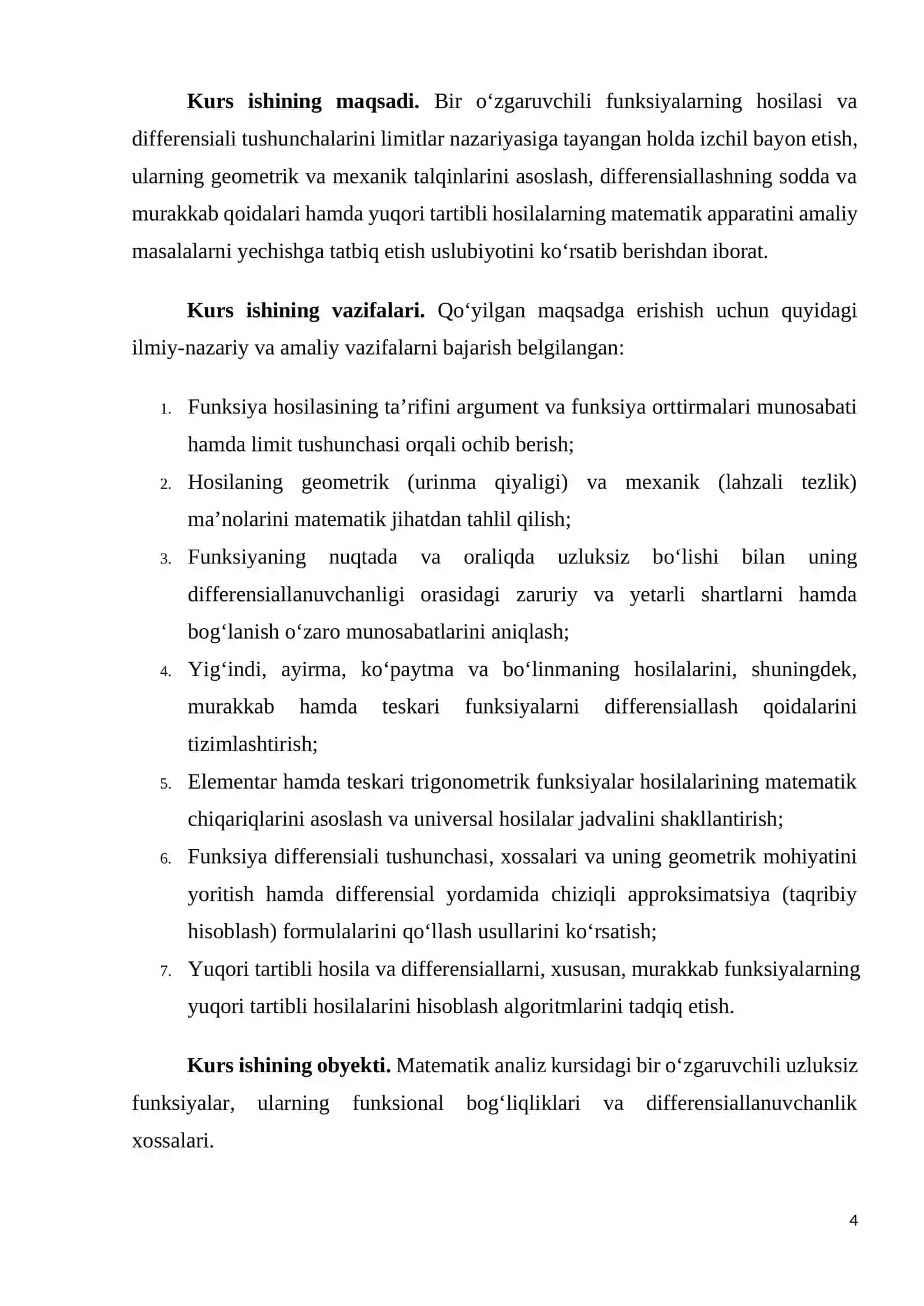 Funksiyaning differensiali va hosilasi 4