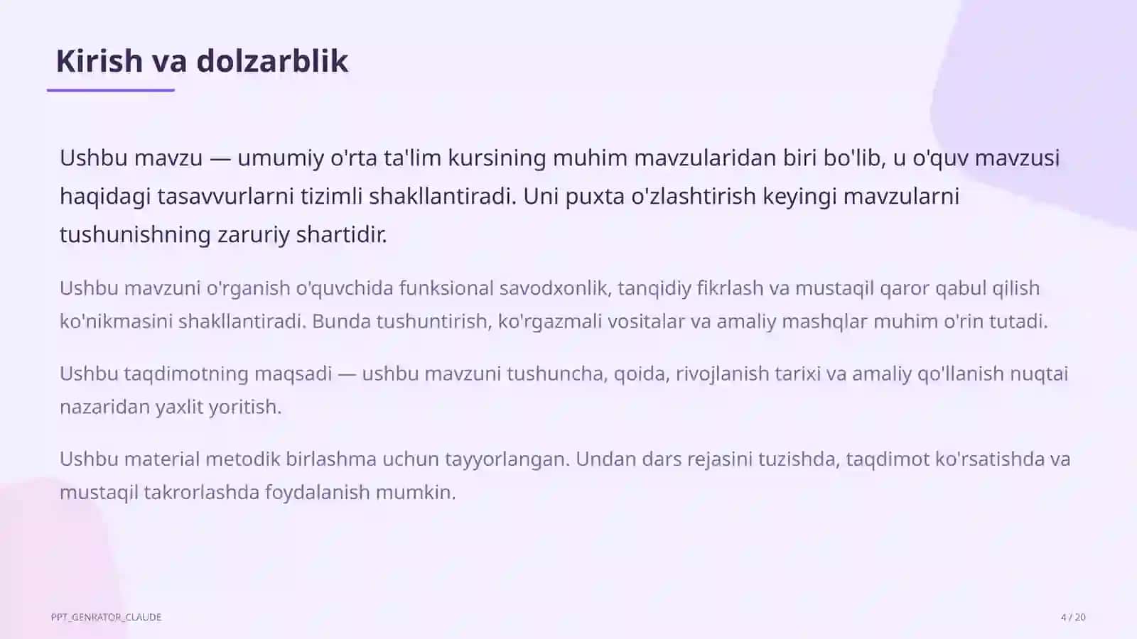 Dolzarb mavzular 4