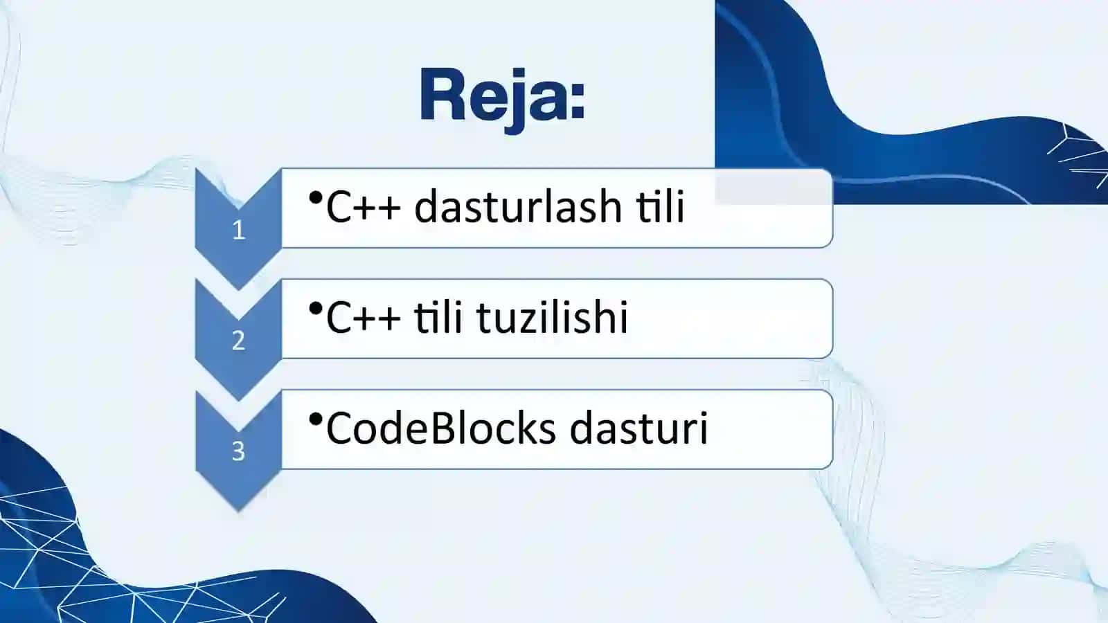 C++dasturlashtili 4