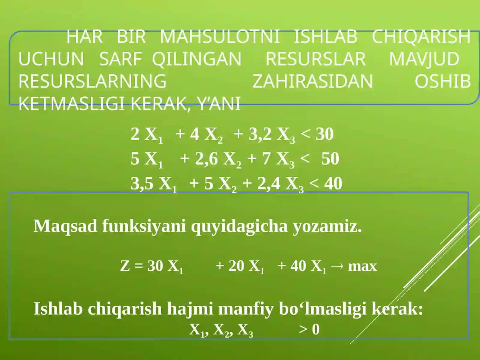Simplеks jаdvаl usuli haq’ida 4