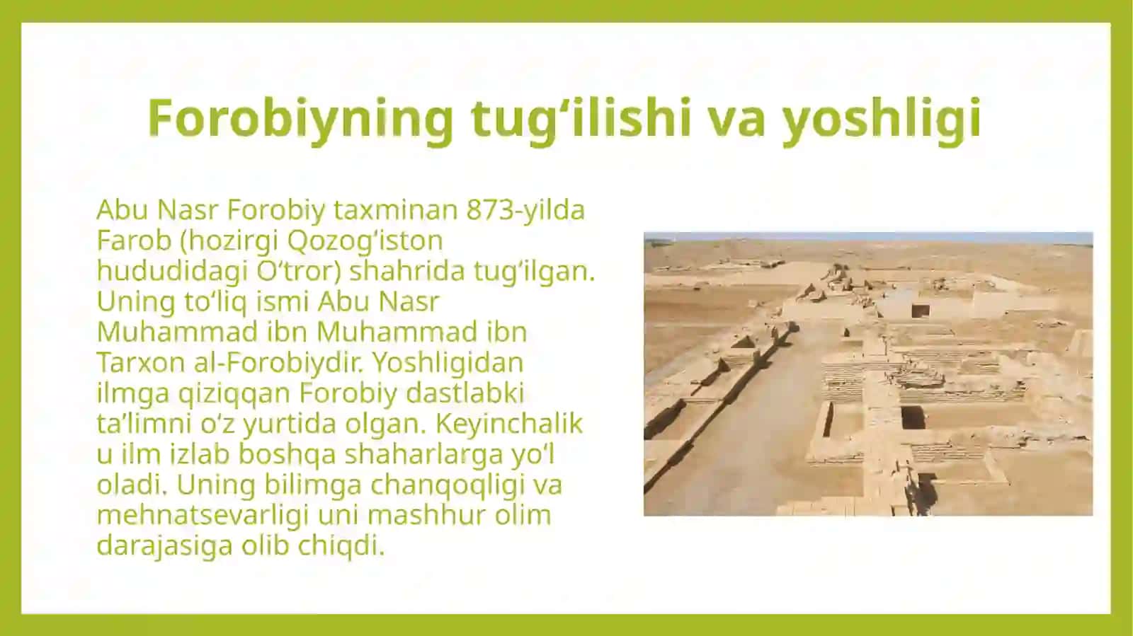 Abu nasr Forobiy ulugʻ qomusiy Alloma 4