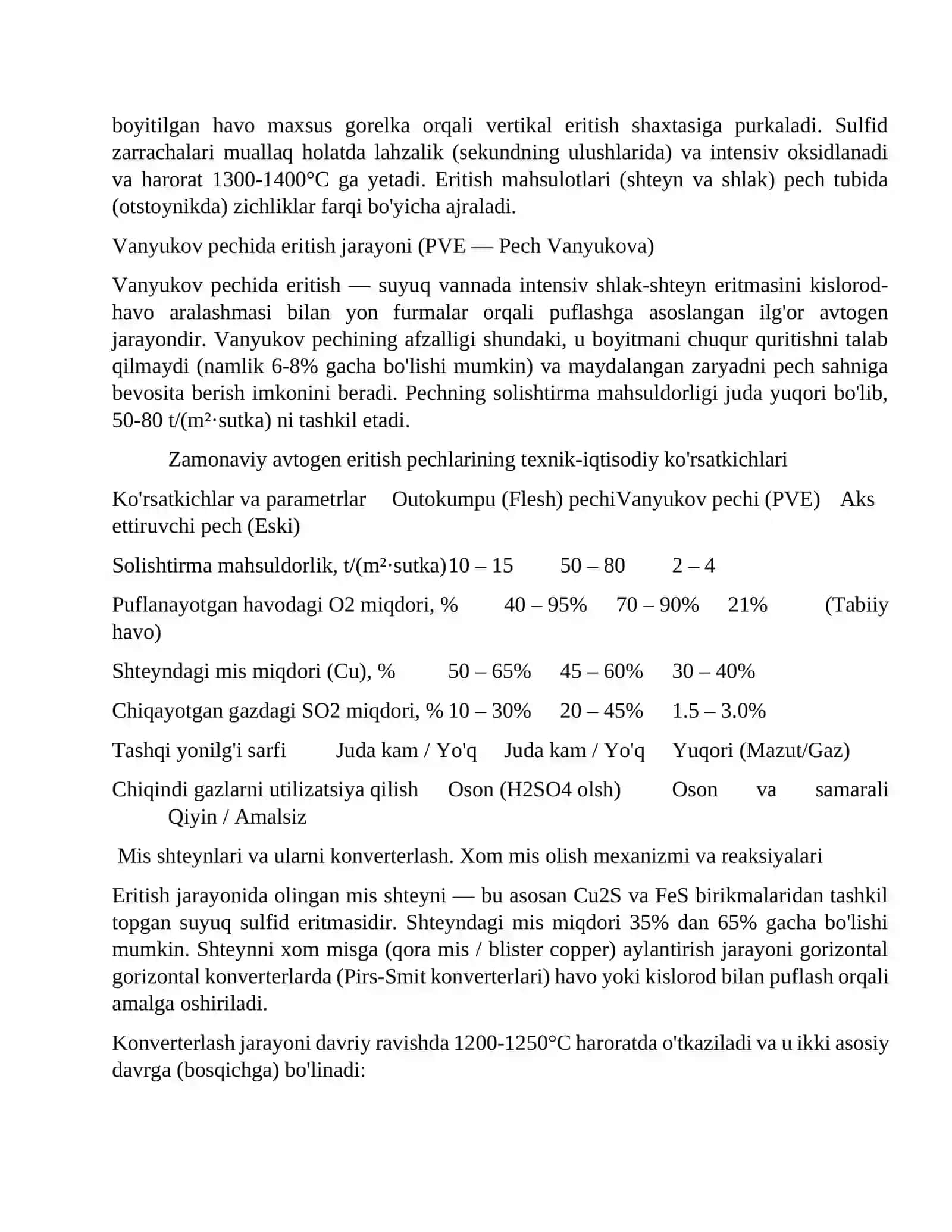 Mis metallurgiyasining zamonaviy holati va rivojlanish istiqbollari 4