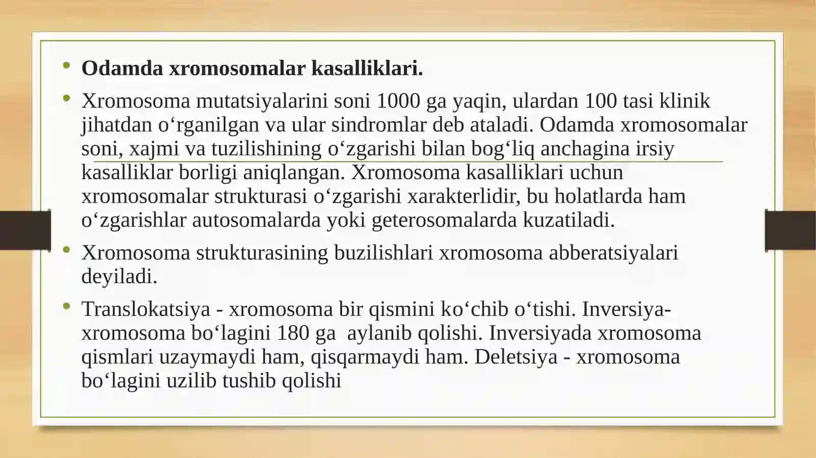 Irsiy gen kasalliklari. 4