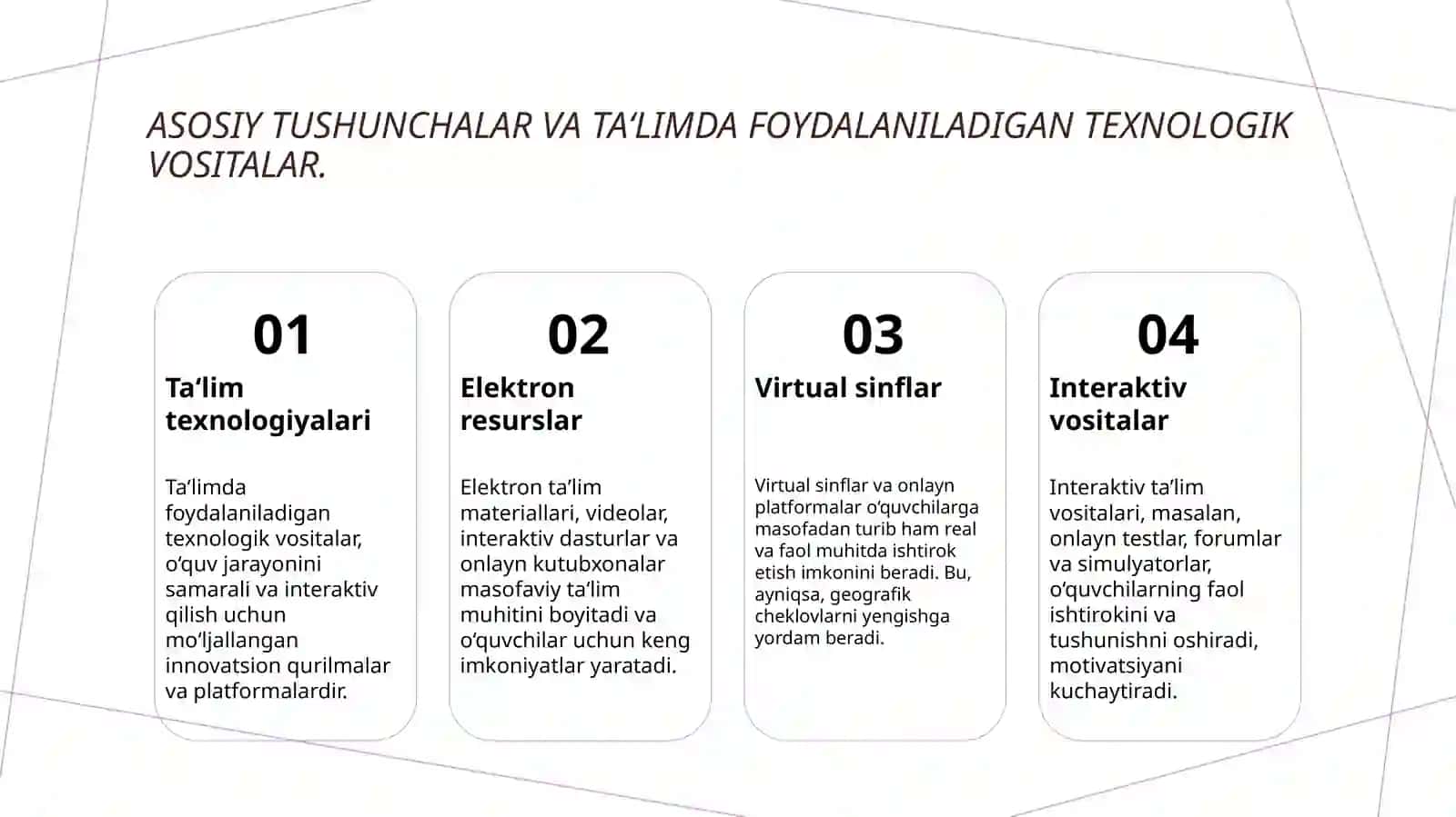 Masofaviy ta‘lim texnologiyalari 4