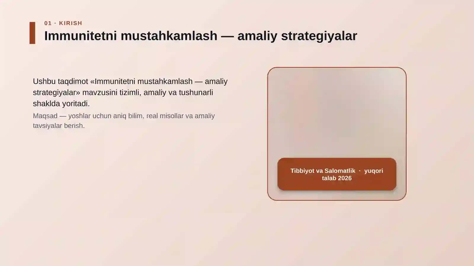 Immunitetni mustahkamlash — amaliy strategiyalar 4