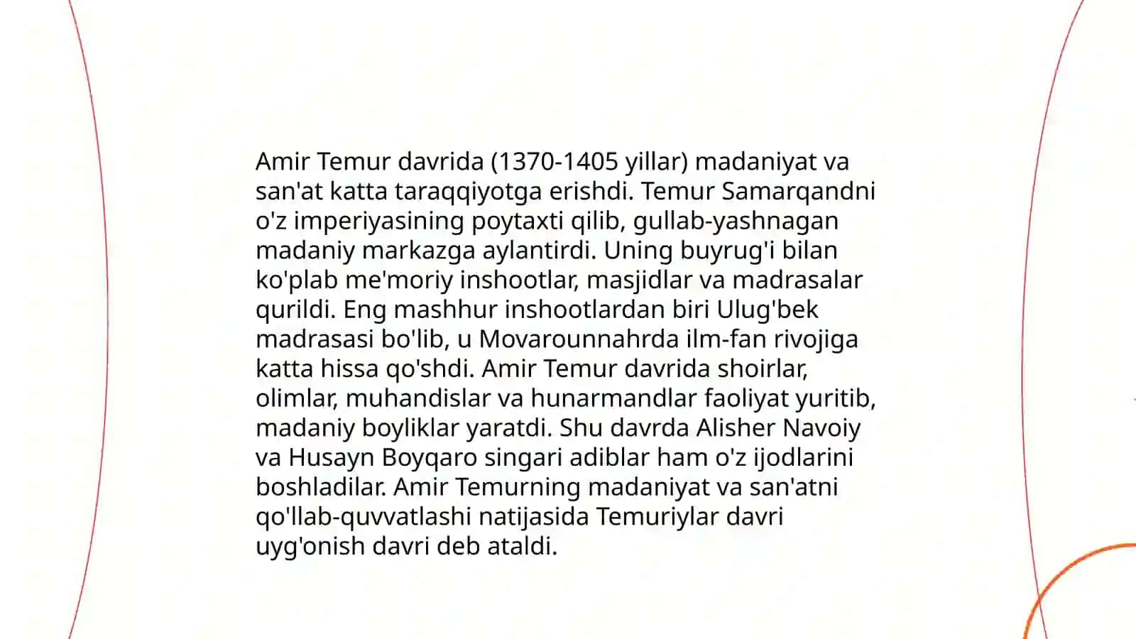 Islom Karimov va mustaqil O'zbekiston davridagi madaniy merosni tiklash 4