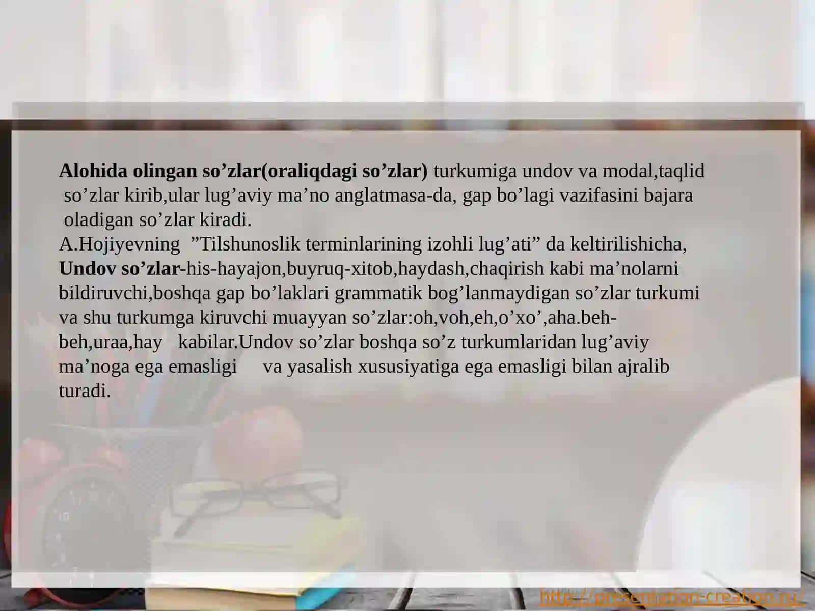 UNDOV SO’ZLAR 4