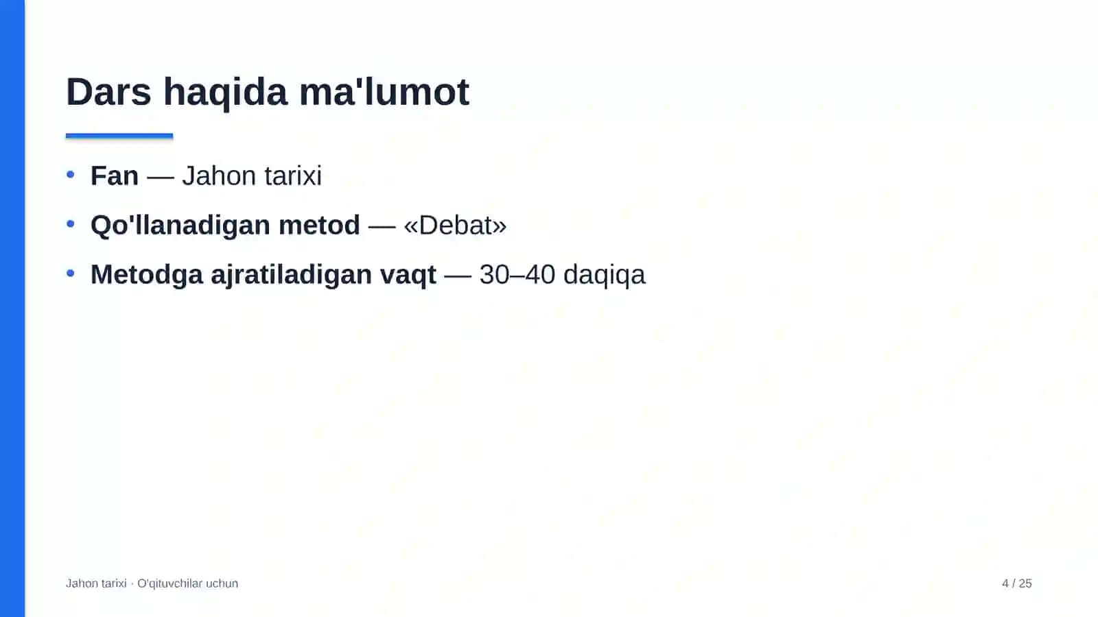 jahon tarixi darslarida debat metodidan foydalanish 9663 4