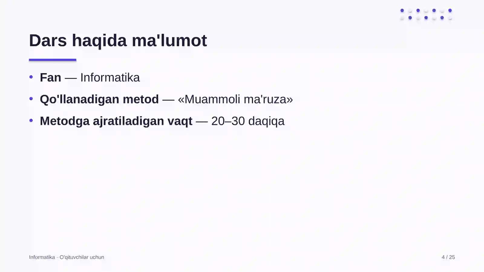 informatika darslarida muammoli ma'ruza metodidan foydalanish 1046 4