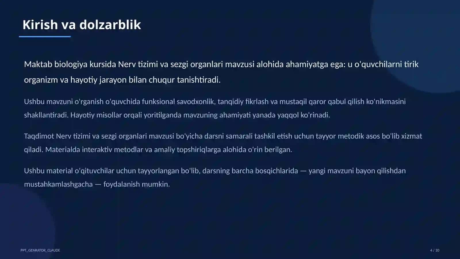 Nerv tizimi va sezgi organlari (8-sinf) 4