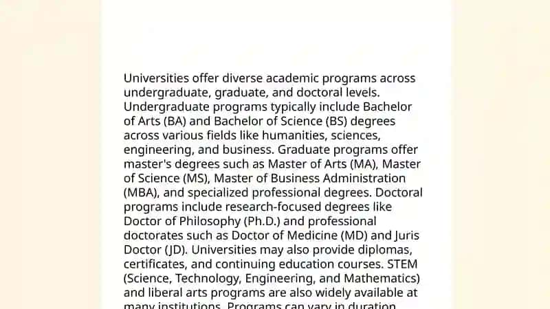 My ideal university 4