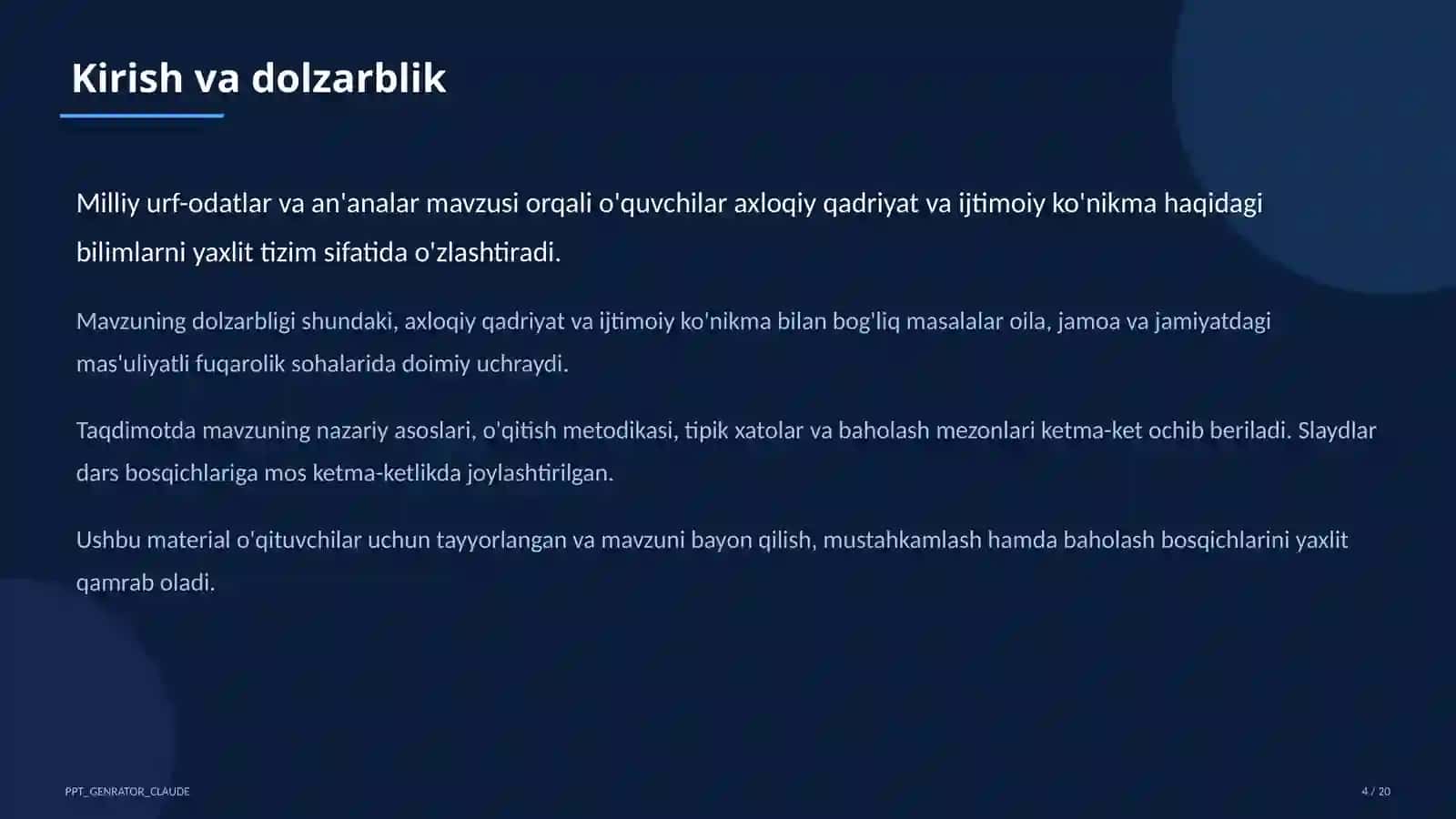 Milliy urf-odatlar va an'analar (5-sinf) 4