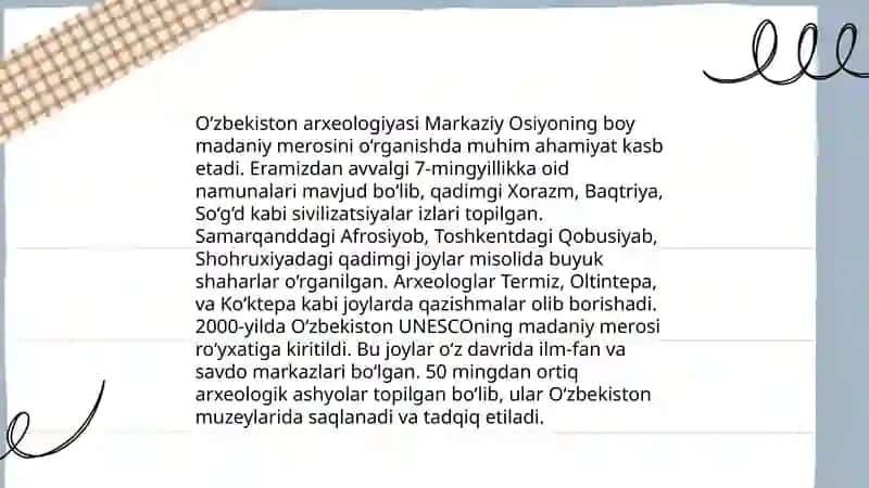 Mustaqillik yillarida Arxeologiya fanining shakllanishi 4