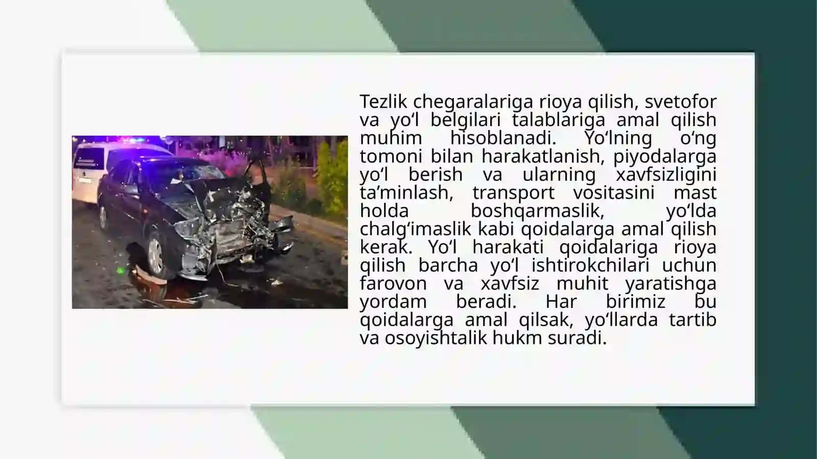 Yo'lharakati qoidalari 4