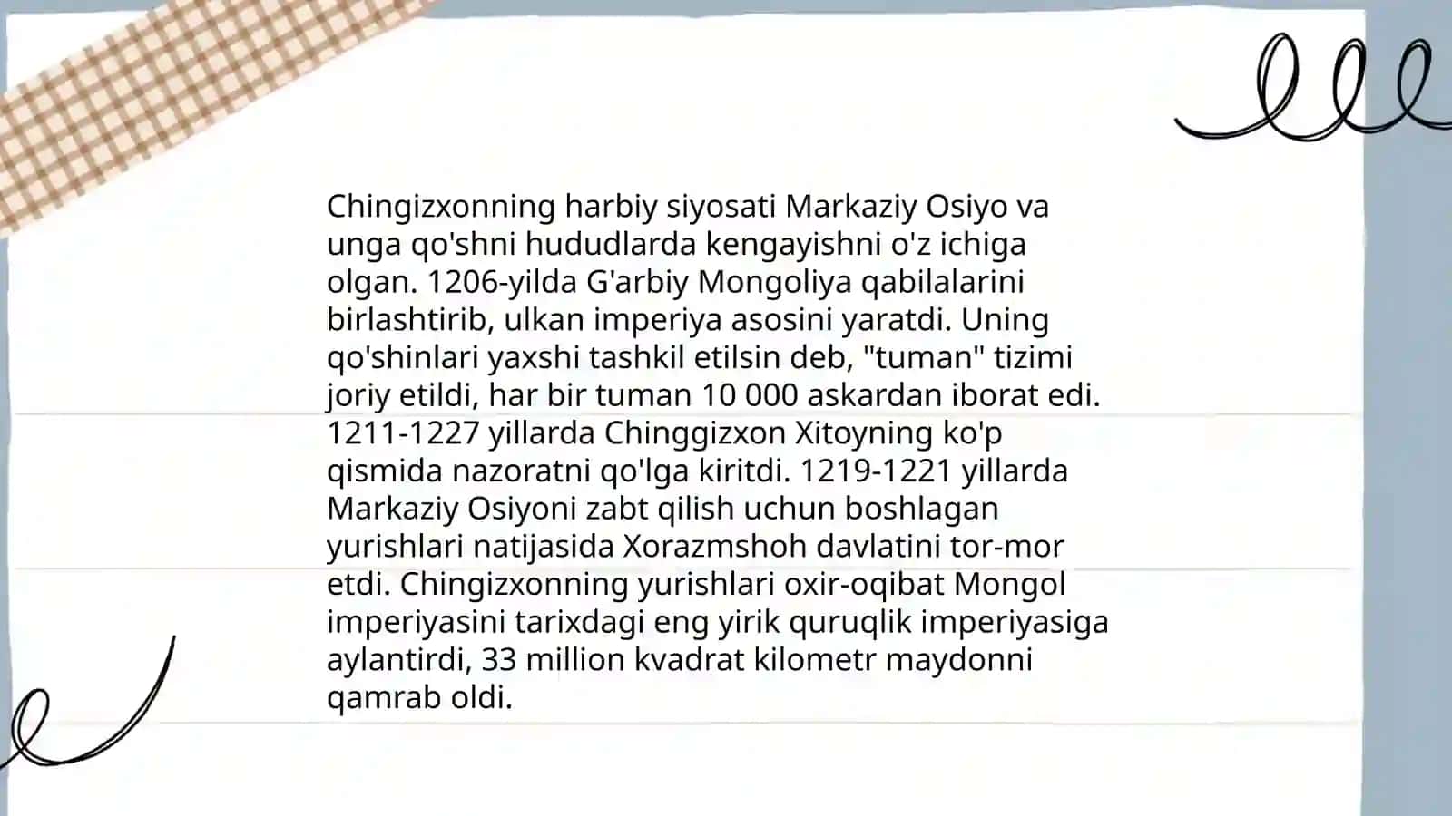 Oʻrta Osiyoga mo'g'ullar hujumi 4