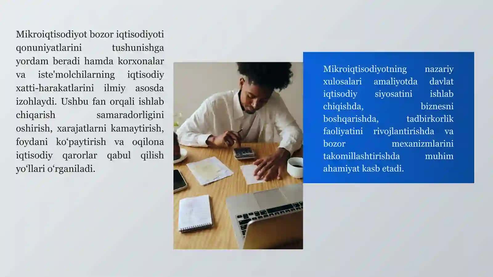 MIKROIQTISODIYOT FANINING PREDMETI, VAZIFALARI VA METODI 4