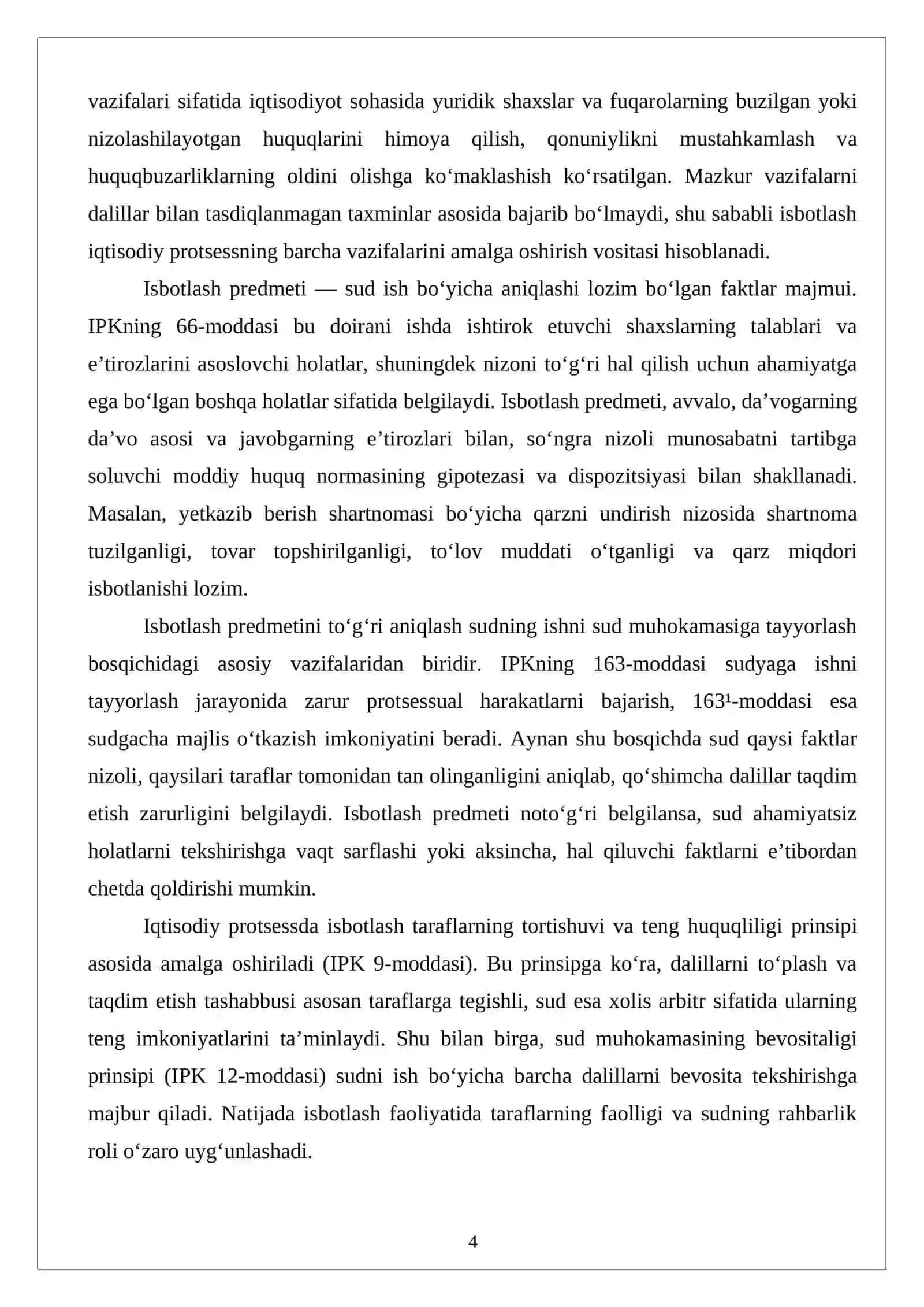 Iqtisodiy protsessida isbotlash va dalillar 4