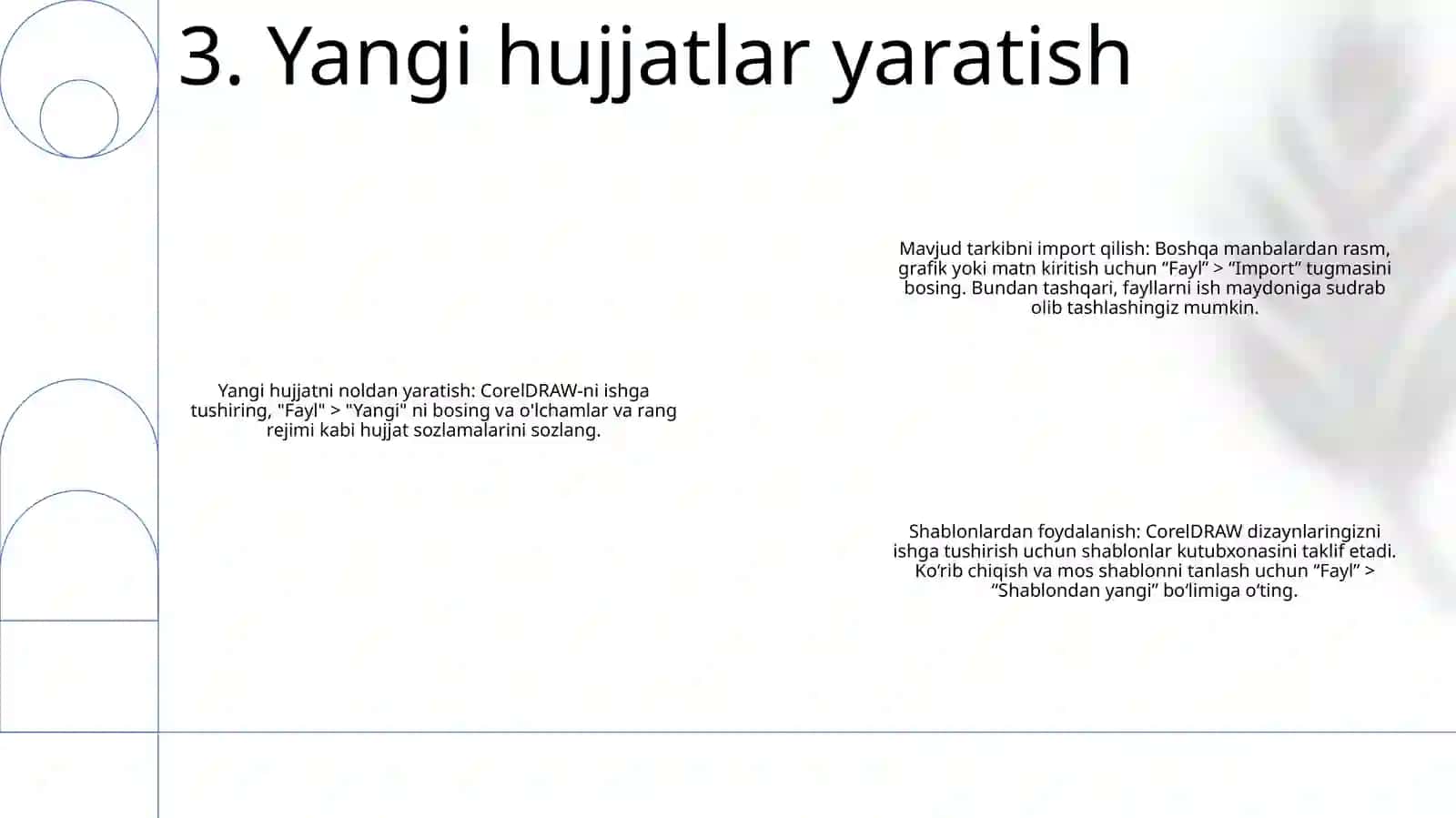 Corell Draw Dasturi 4