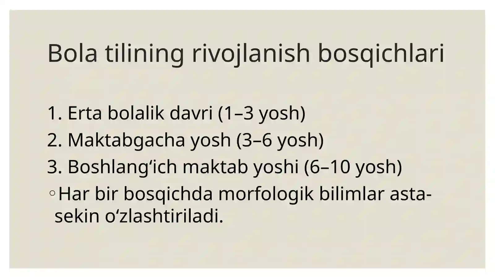 Morfologik qonuniyatlar 4