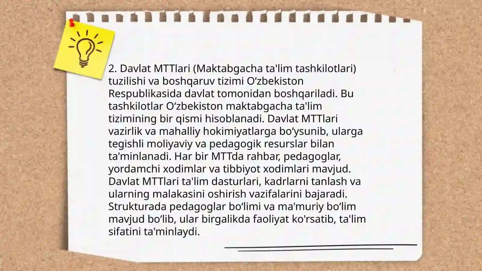 Umumiy turdagi davlat va nodavlat MTTlarini tashlik qilish 4