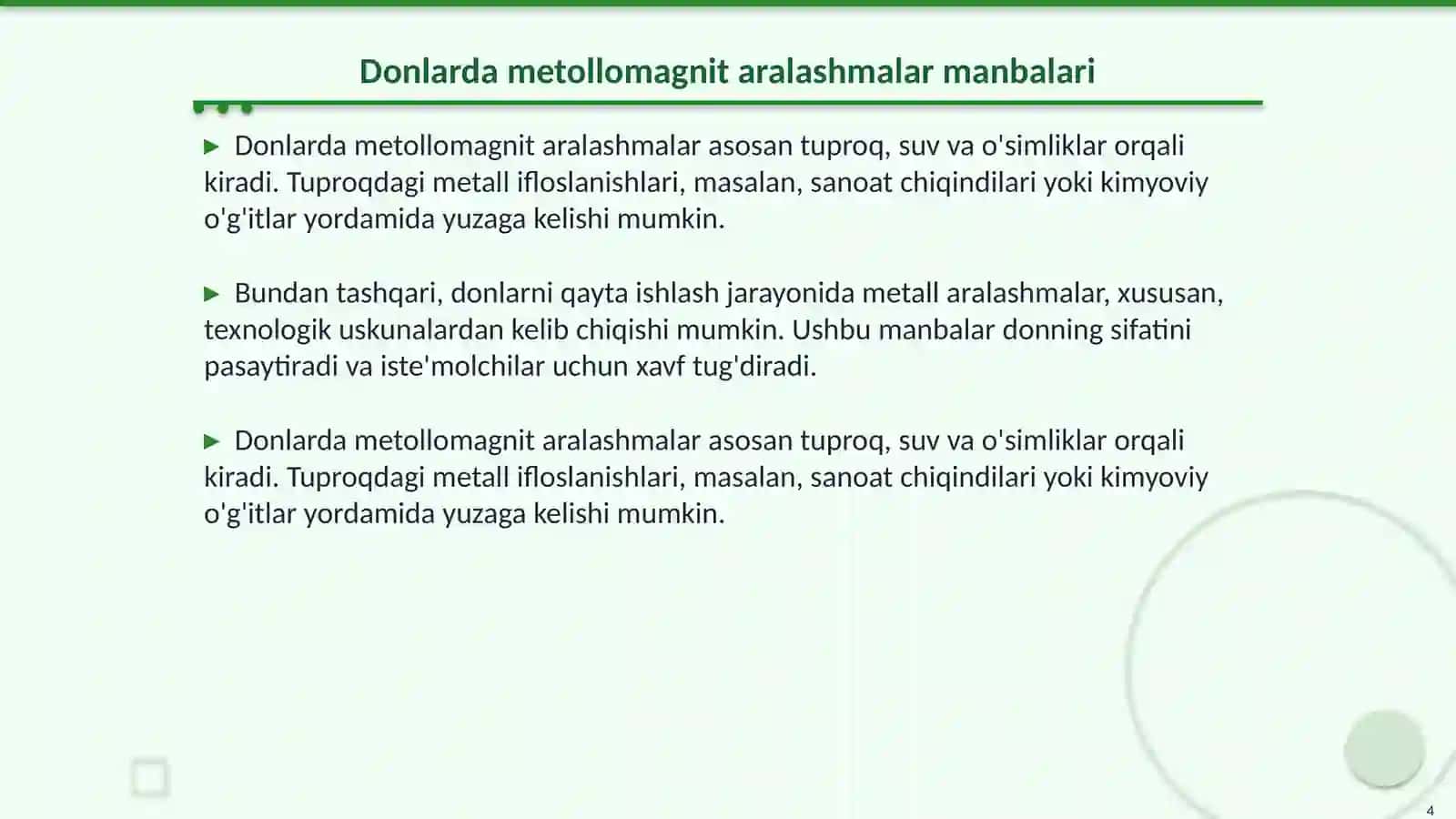 Metollomagnit aralashmalar tushunchasi 4