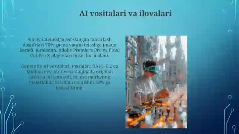 Sun'iy intellektning media industriyasidagi o'rni 4
