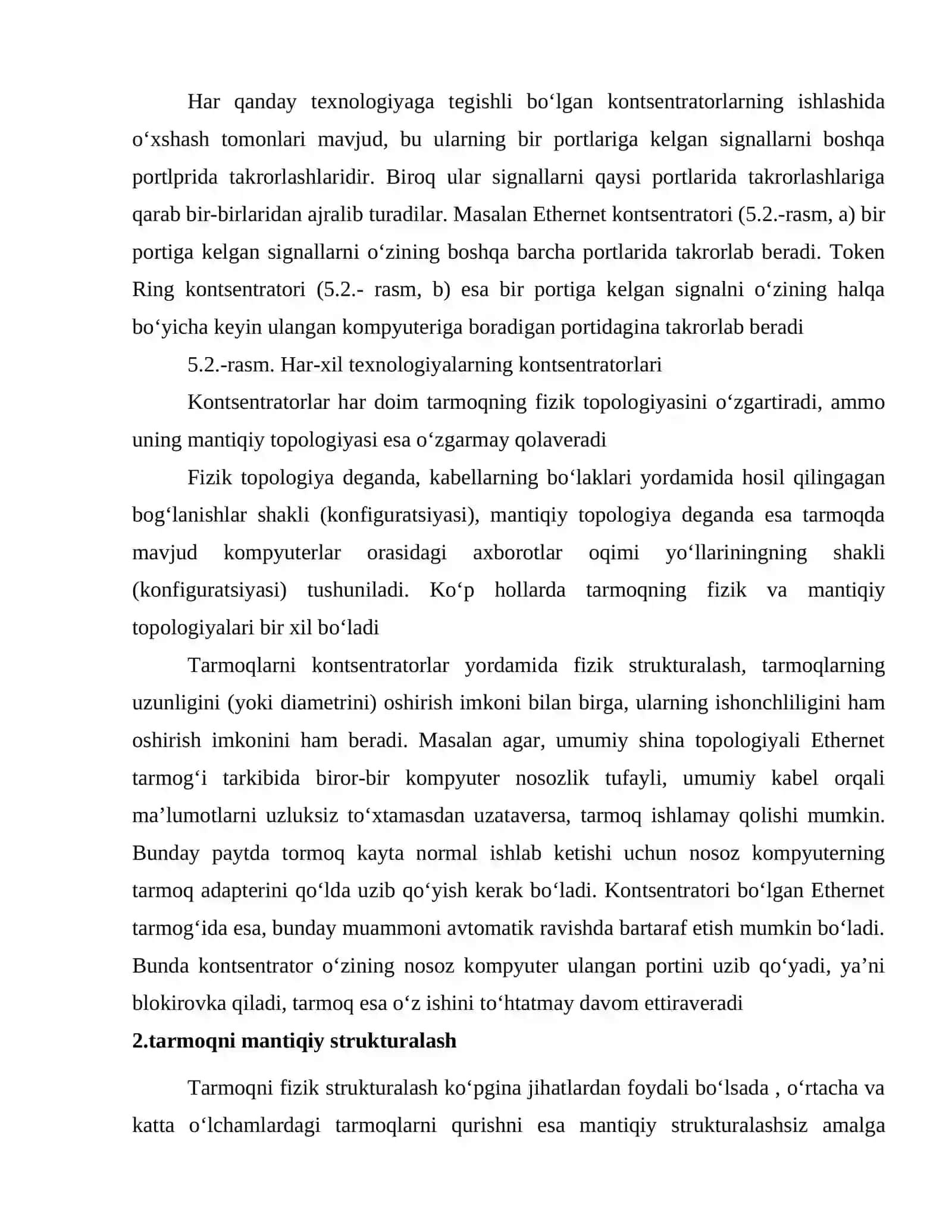 Strukturalash — katta tarmoqlarni qurish vositasi 4