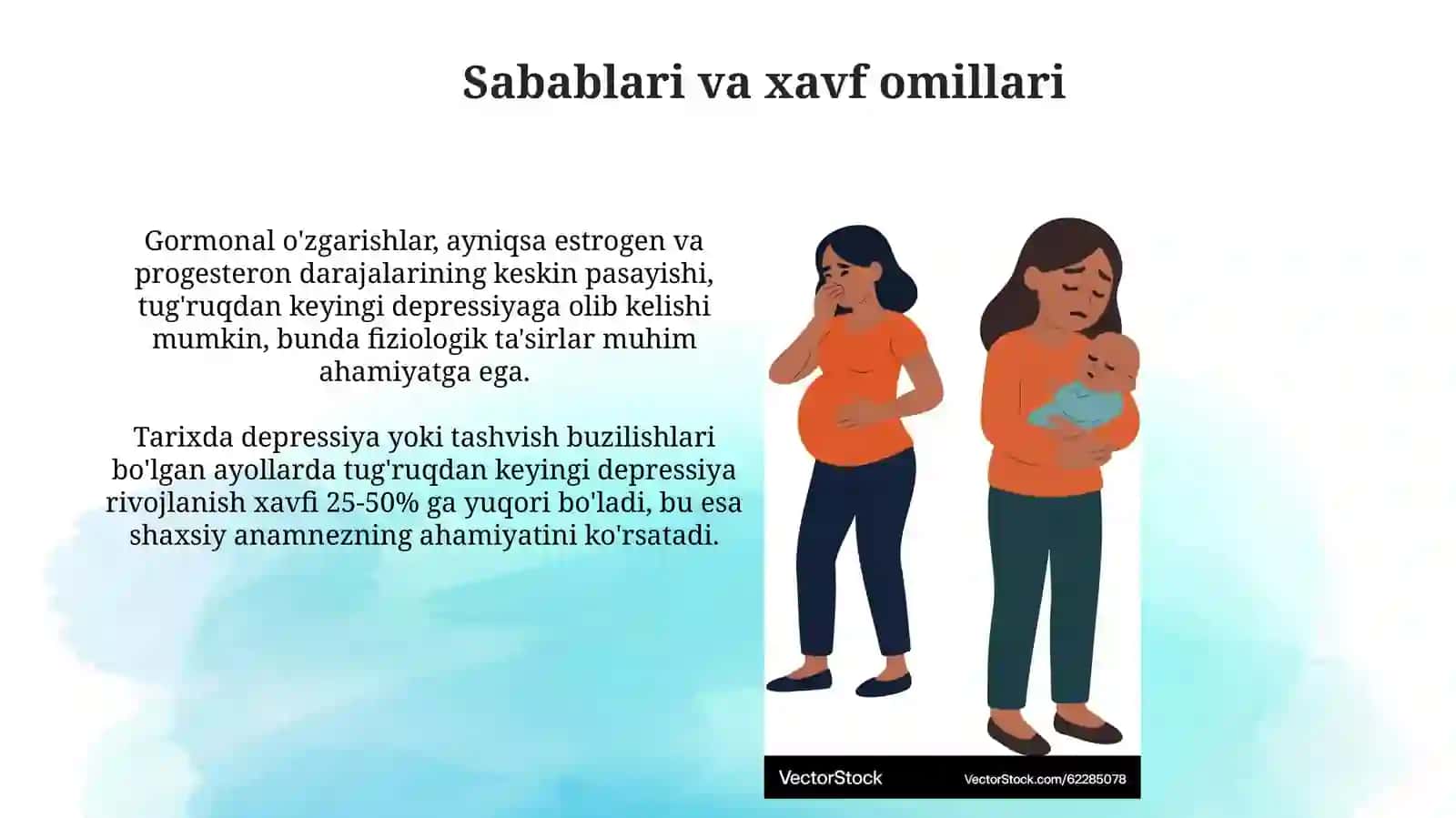 Tug'ruqdan keyingi depressiya: Ta'rif, sabablar va alomatlar 4