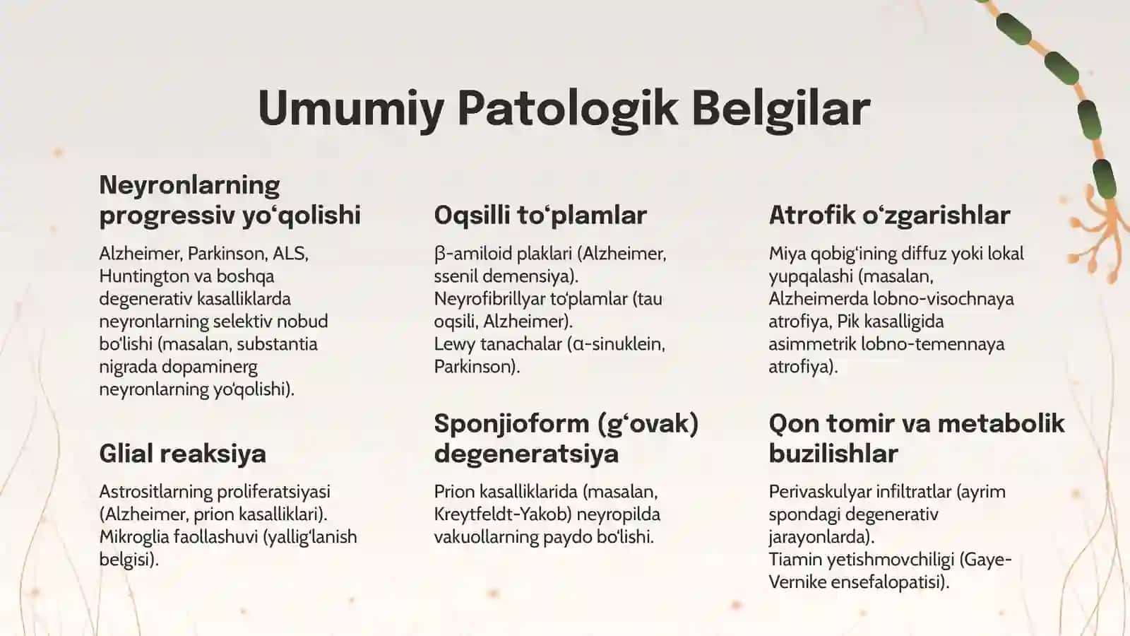 Nerv Sistemasi Degenerativ Kasalliklari 4