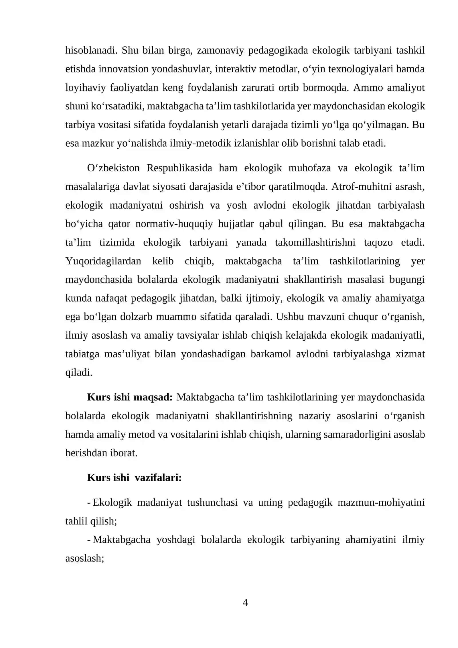 Maktabgacha ta’lim tashkilotlarining yer maydonchasida bolalarni ekologik madaniyatlarini shakllantirish 4