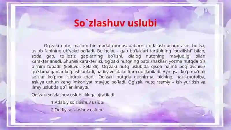 Nutqning uslubiy shakllari 4