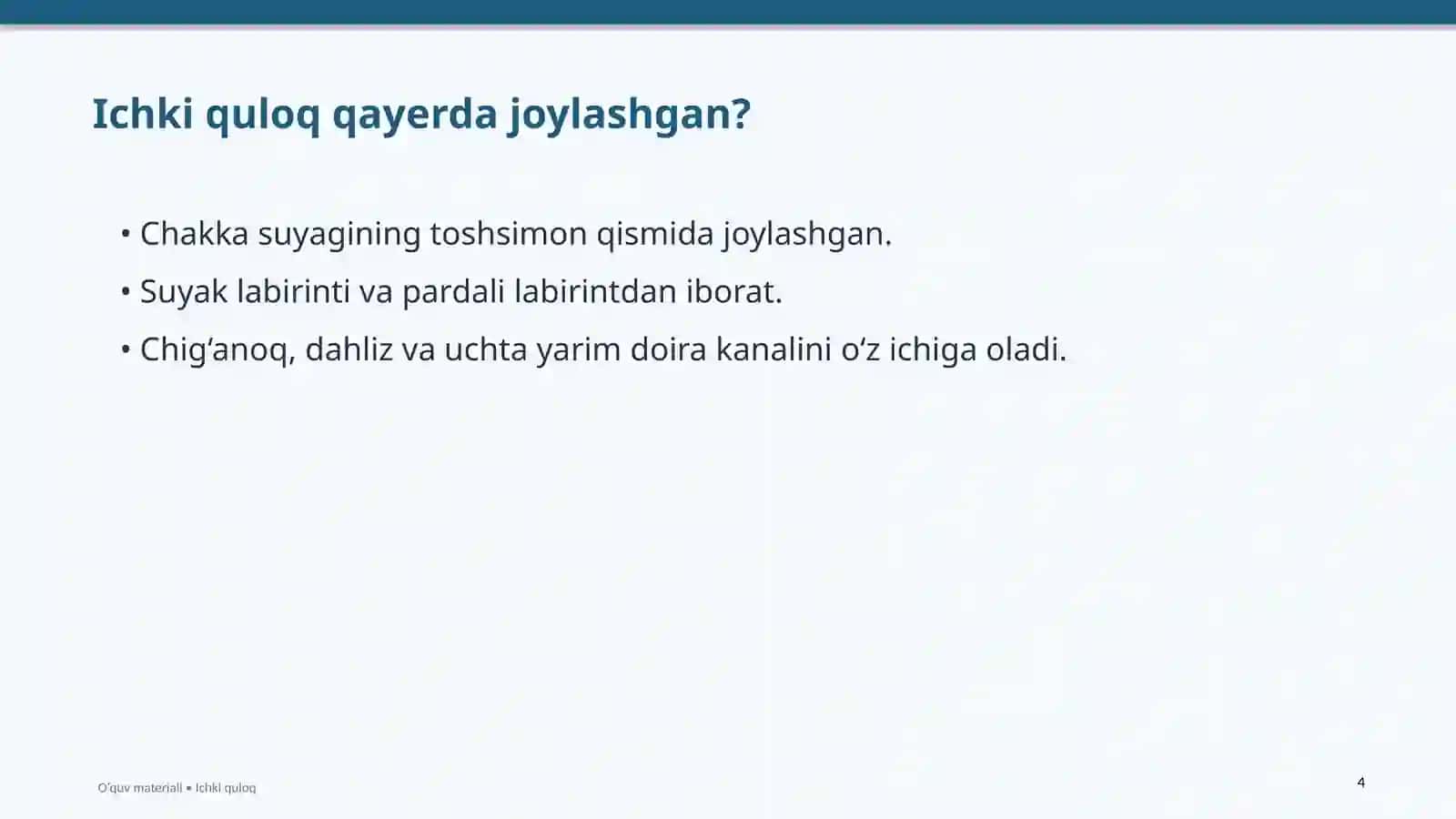 ICHKI QULOQ ANATOMIYASI VA FIZIOLOGIYASI 4