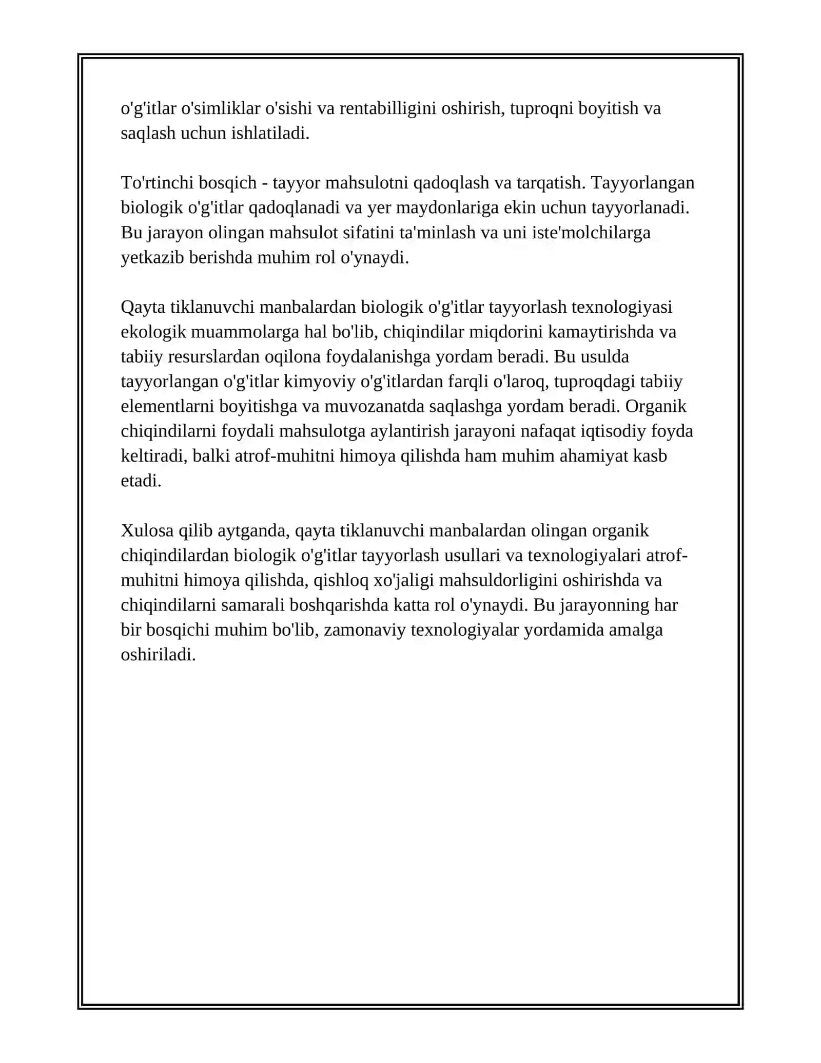 BIOLOGIK O'G'ITLAR TAYYORLASH TEXNOLOGIYASI 4