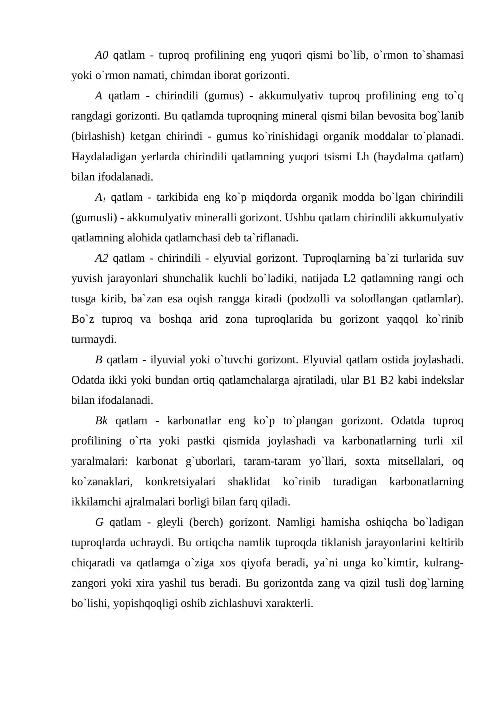 Tuproqning morfologik belgilarini o`rganish 4