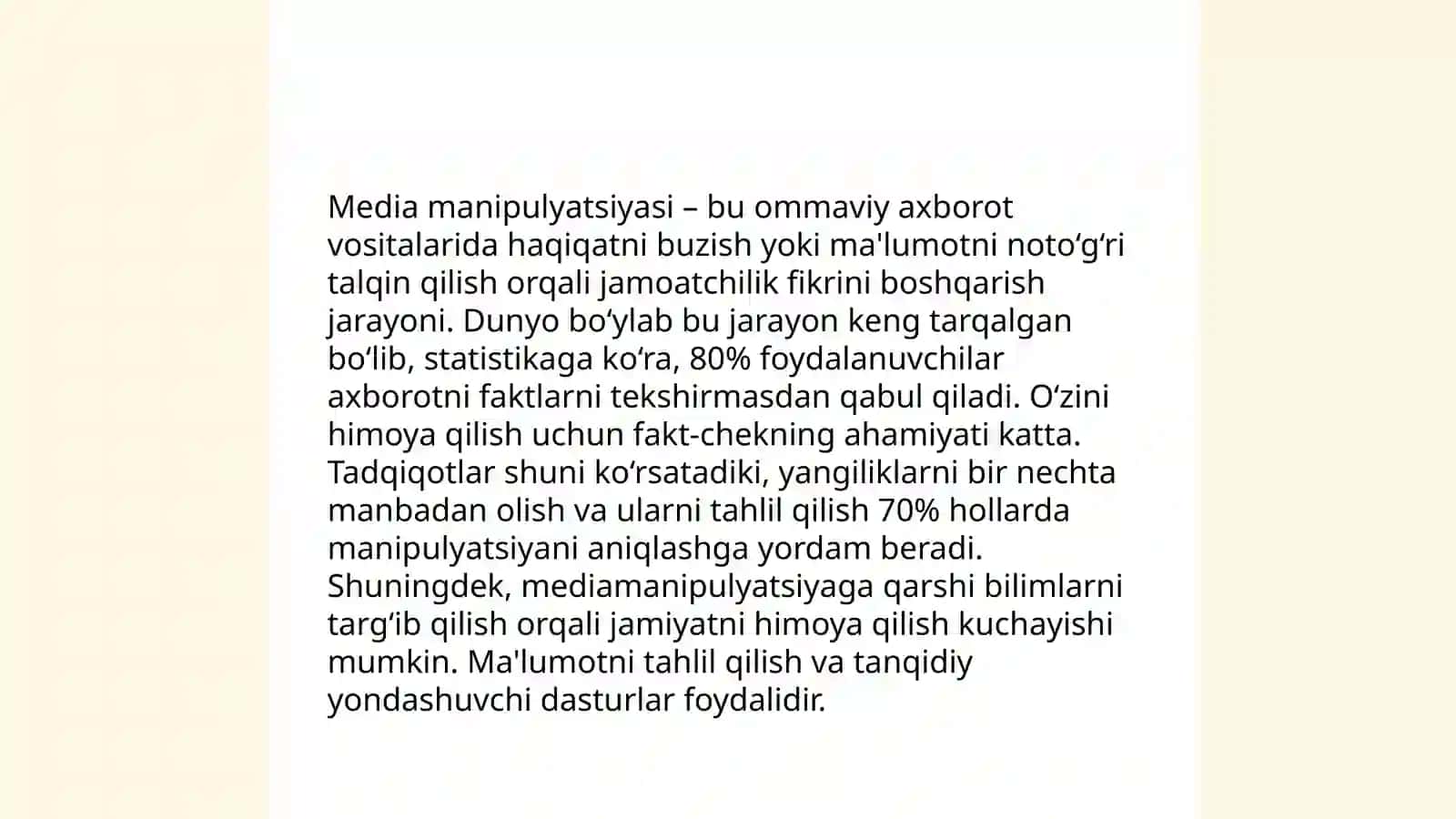Media makonda psixologik diniy va madaniy tahdidlar 4