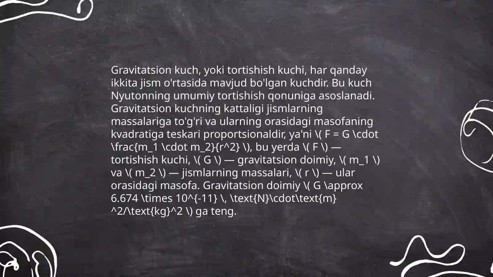 Gravitatsiya nazariyasi 4