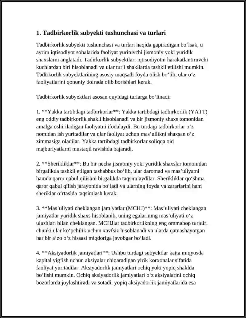 Tadbirkorlik subyektlari davlat ruyxatidan oʻtkazish tartibi 4