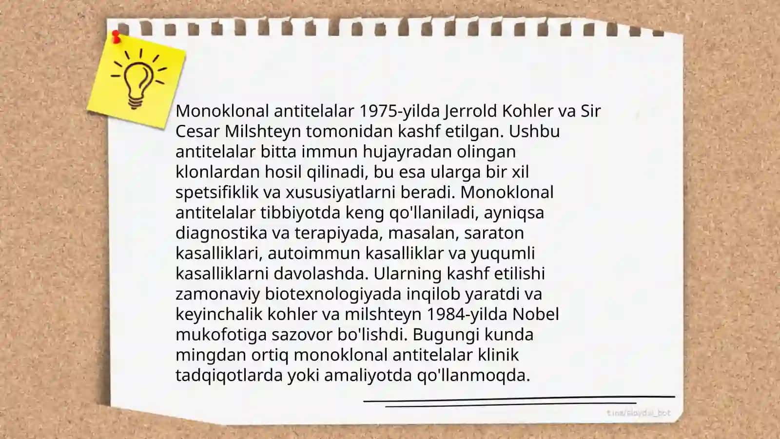 Monoklonal antitelalar, ularning olinishi, tiplari va amaliyotda qoʻllanilishi 4