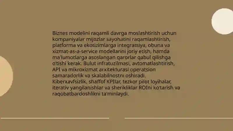 Raqamli transformatsiyaning asosiy tushunchalari 4