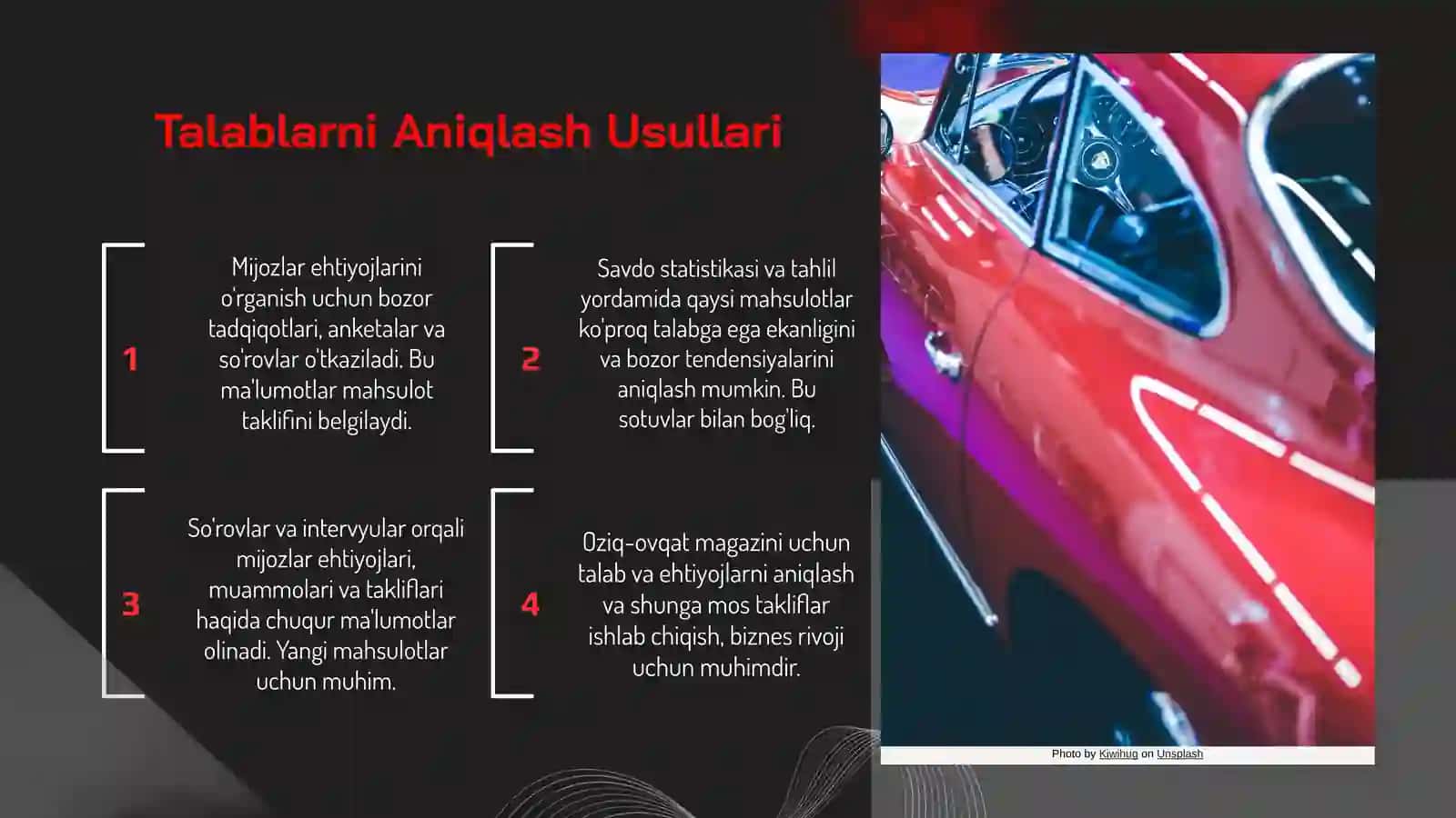 Oziq-ovqat magazini biznes rejasi 4