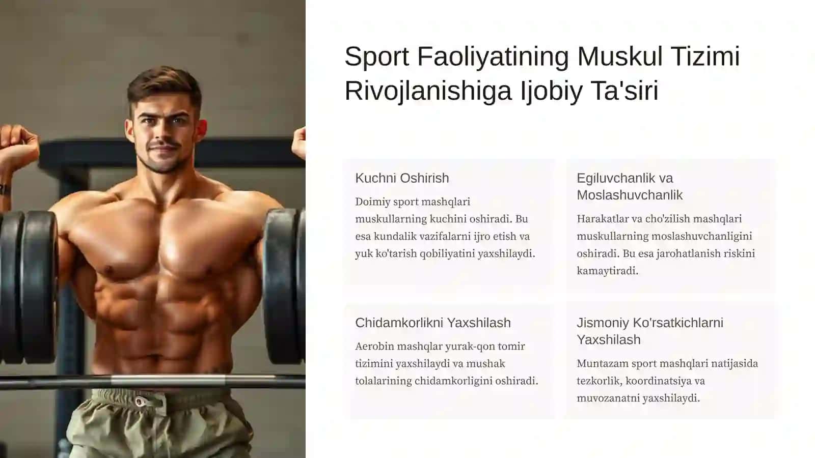Sport va Mehnatning Ta'siri 4