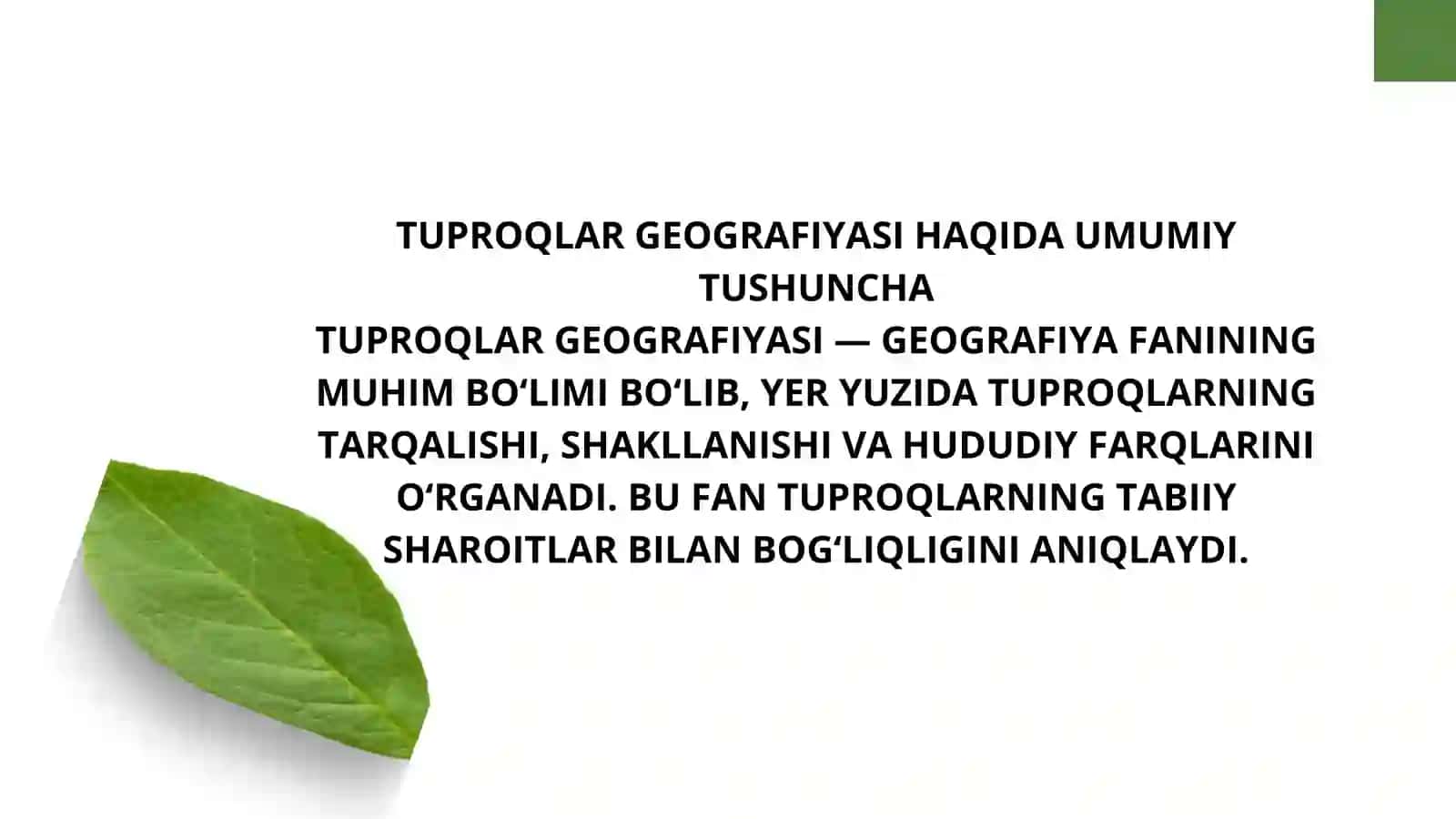 Tuproqlar geografiyasi 4