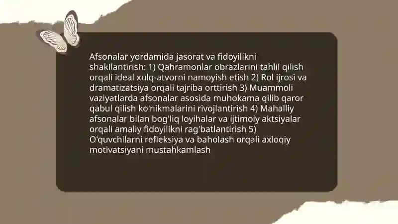 Ma'naviy axloqiy sifatlarini rivojlantirishda xalq og'zaki ijodidan foydalanish 4