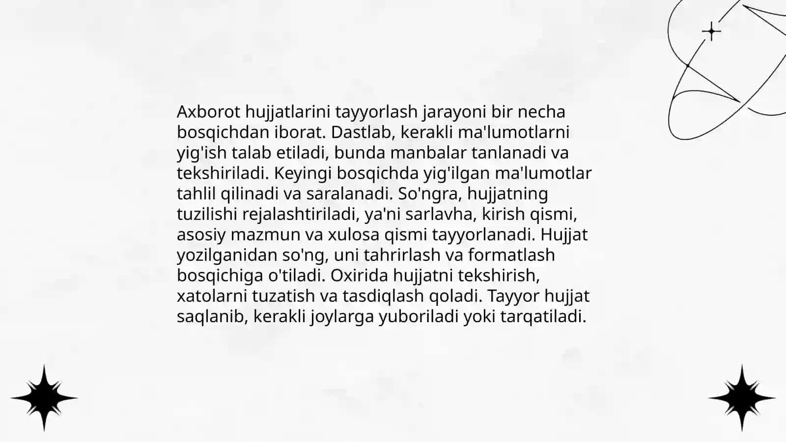 Ma'lumot axborot hujjatlari 4